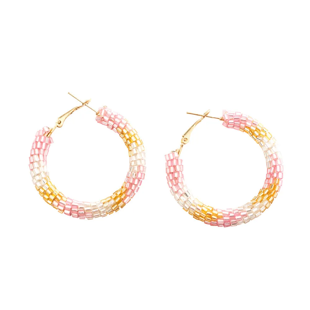 Morning Rays Hoop Earrings sold by Myra Bag