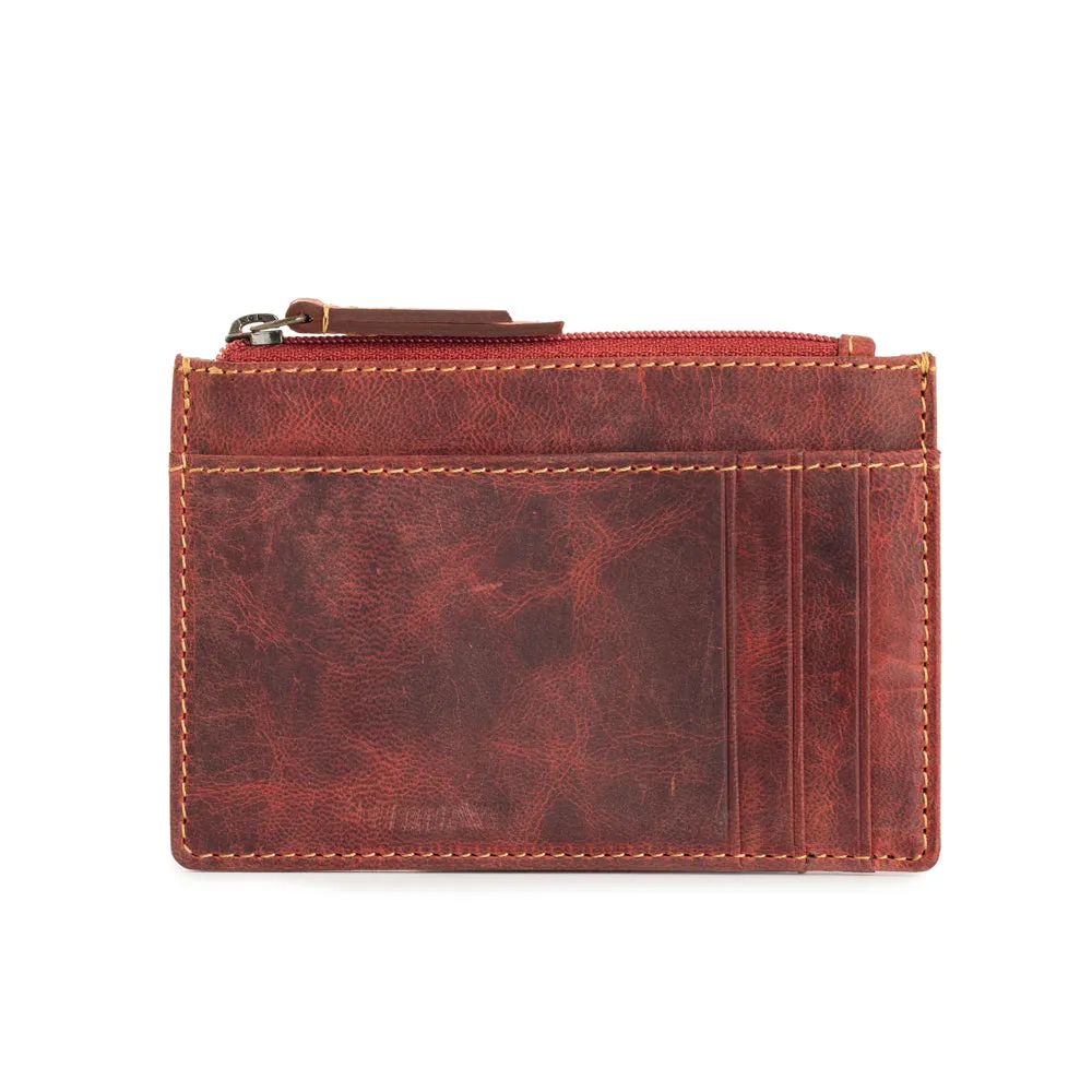 Western Fork Credit Card Holder in Red Russet sold by Myra Bag product image thumbnail 3