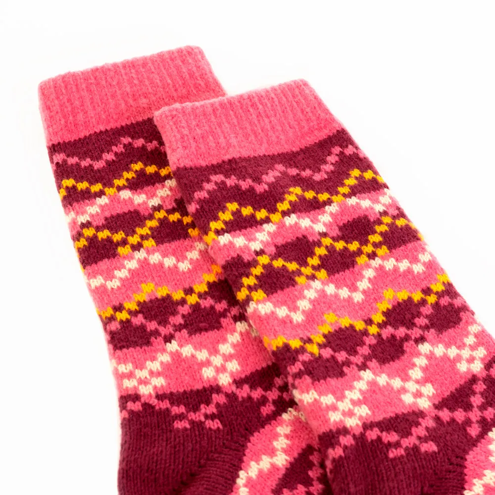 Winter Berry Patterned Socks sold by Myra Bag product image thumbnail 4