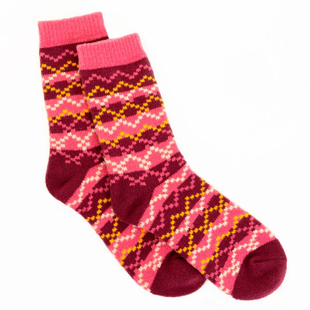 Winter Berry Patterned Socks sold by Myra Bag product image thumbnail 3