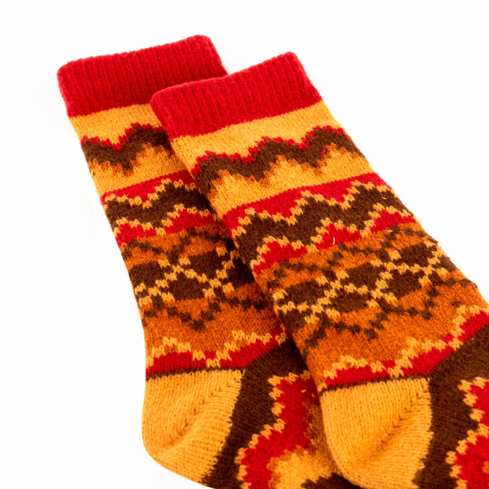 Sunset Ridge Patterned Socks sold by Myra Bag product image thumbnail 5