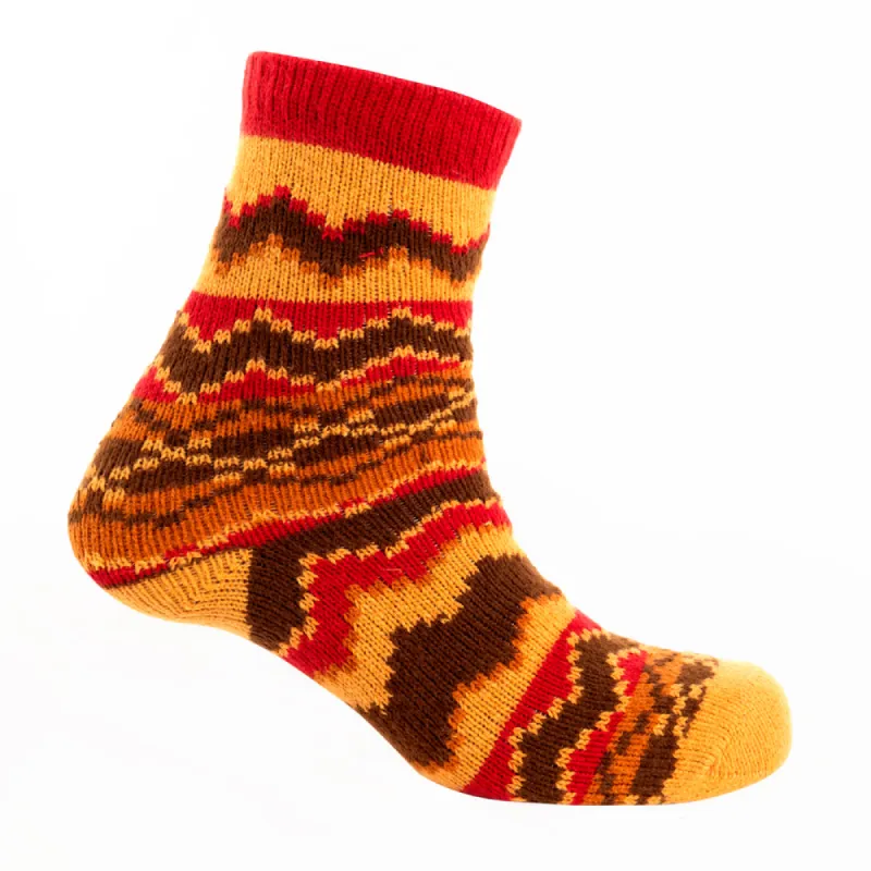 Sunset Ridge Patterned Socks sold by Myra Bag