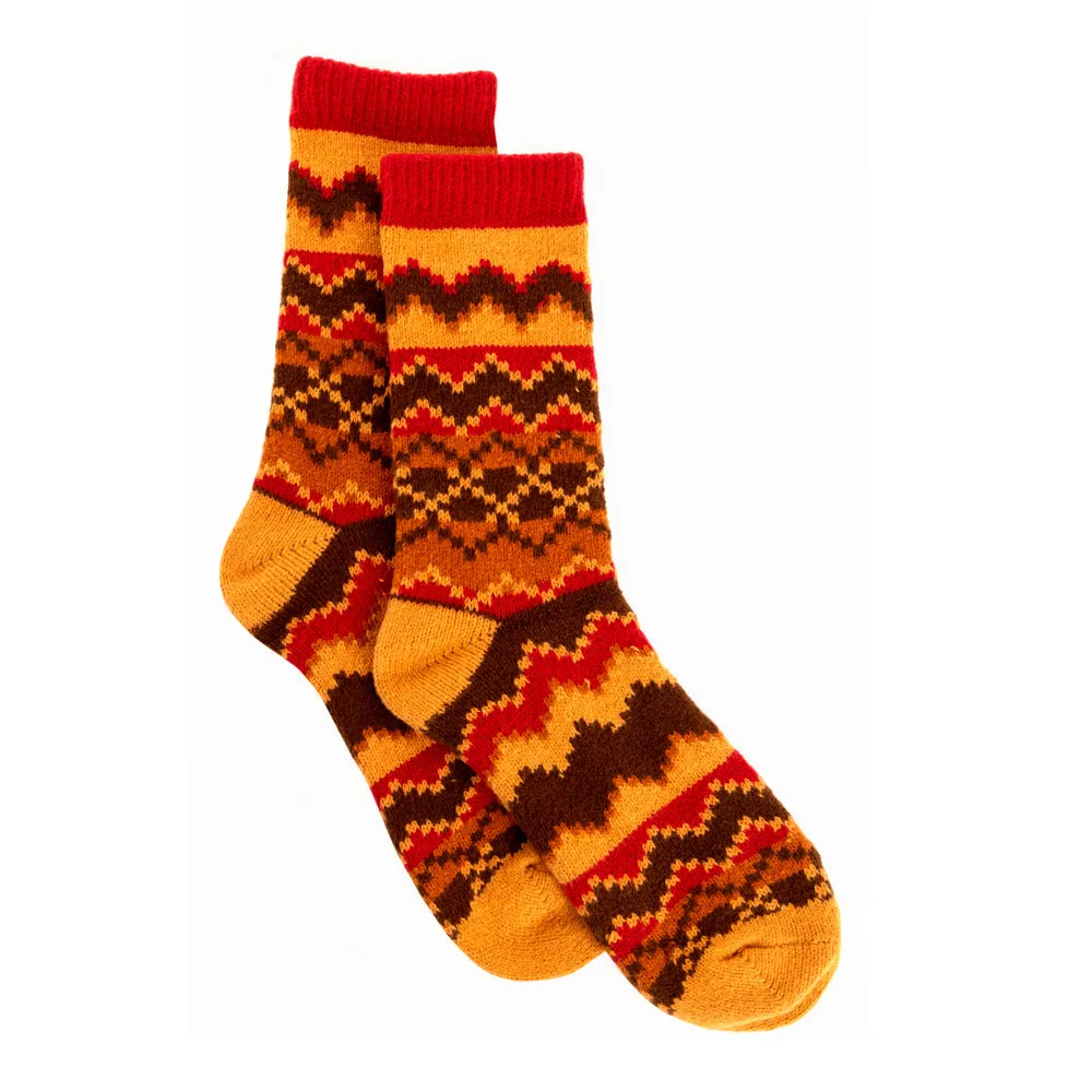 Sunset Ridge Patterned Socks sold by Myra Bag product image thumbnail 4