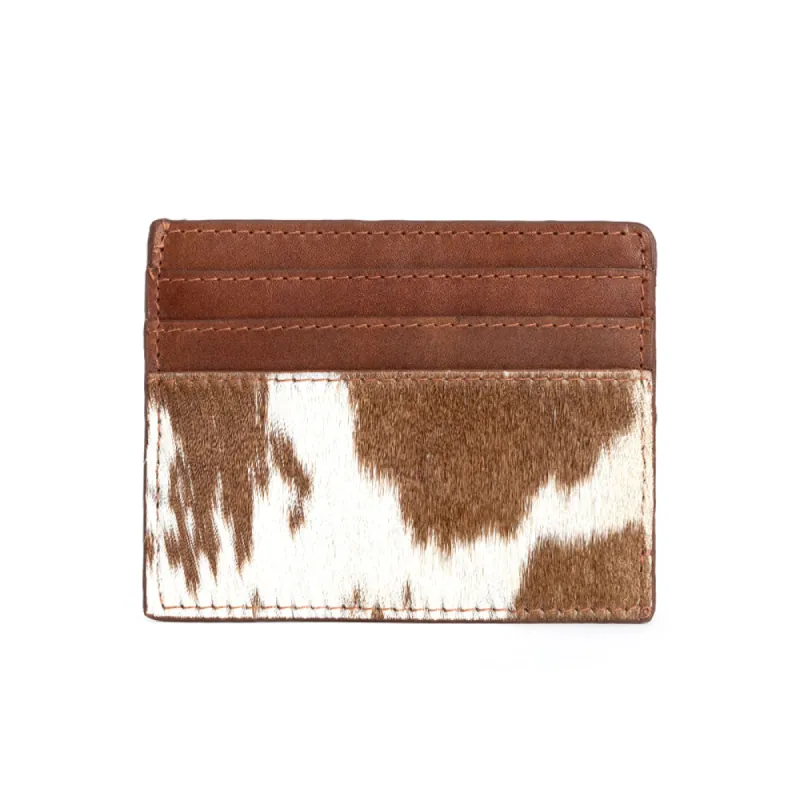 Drysonn Peak Credit Card Holder in Caramel sold by Myra Bag