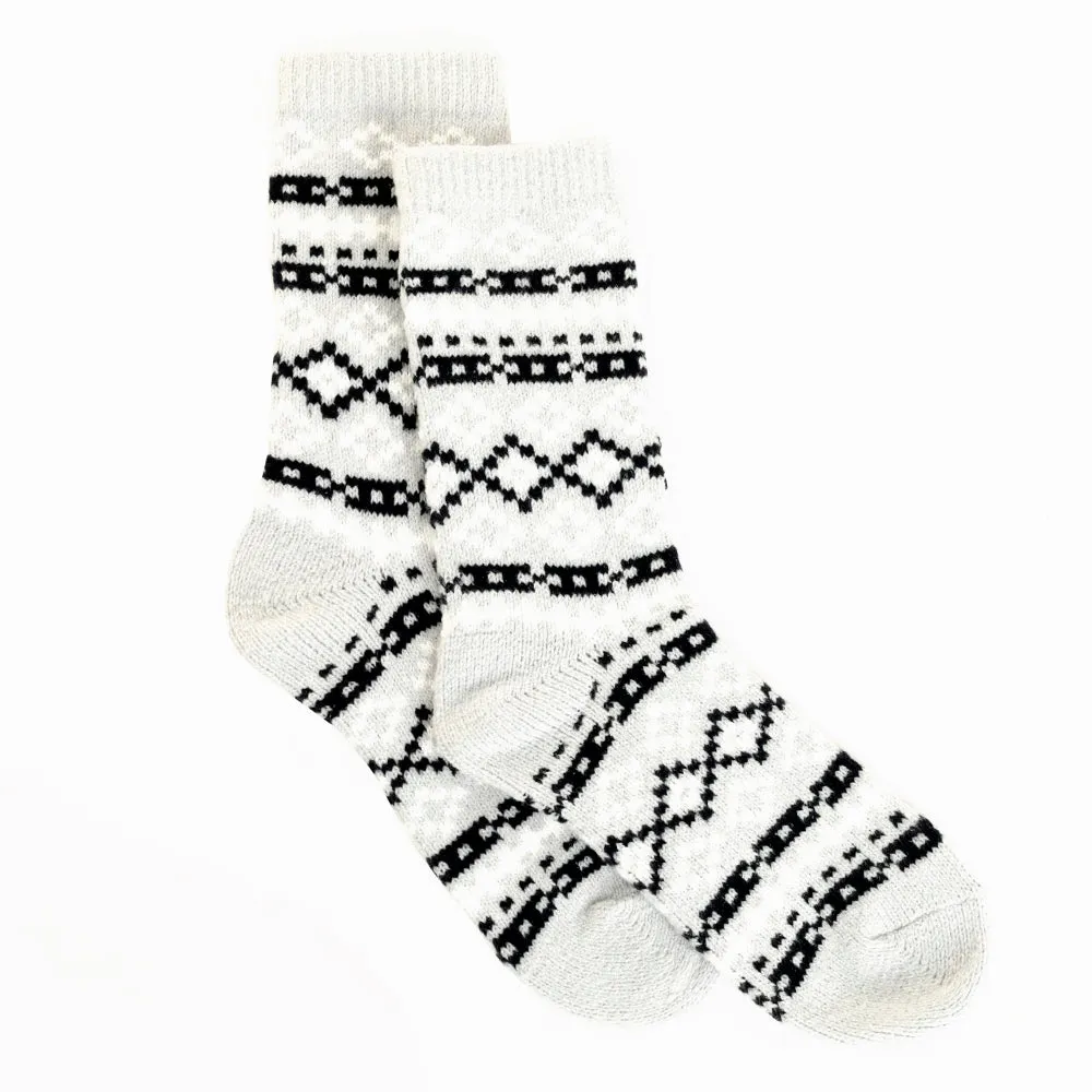 White Fox Patterned Sock sold by Myra Bag product image thumbnail 4