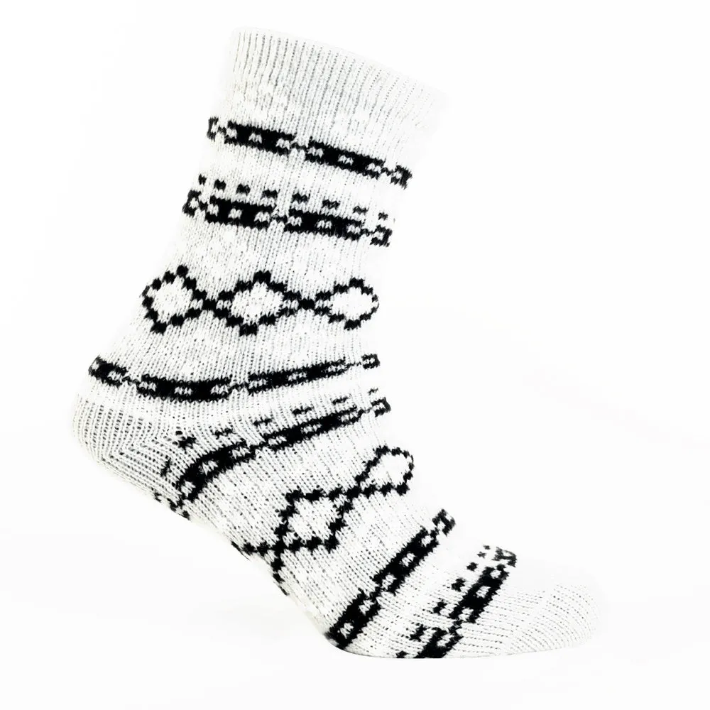 White Fox Patterned Sock sold by Myra Bag product image thumbnail 5