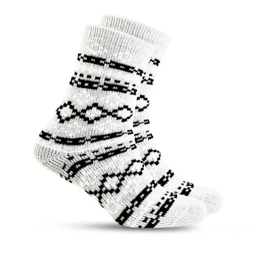 White Fox Patterned Sock sold by Myra Bag