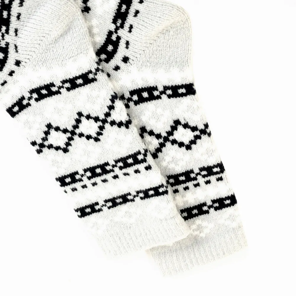 White Fox Patterned Sock sold by Myra Bag product image thumbnail 3