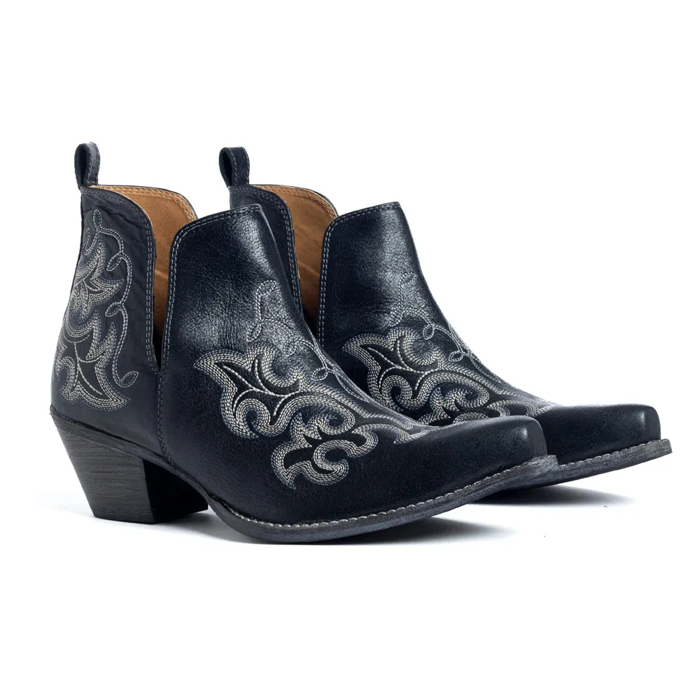 La Ponderosa Booties in Ebony sold by Myra Bag product image thumbnail 3