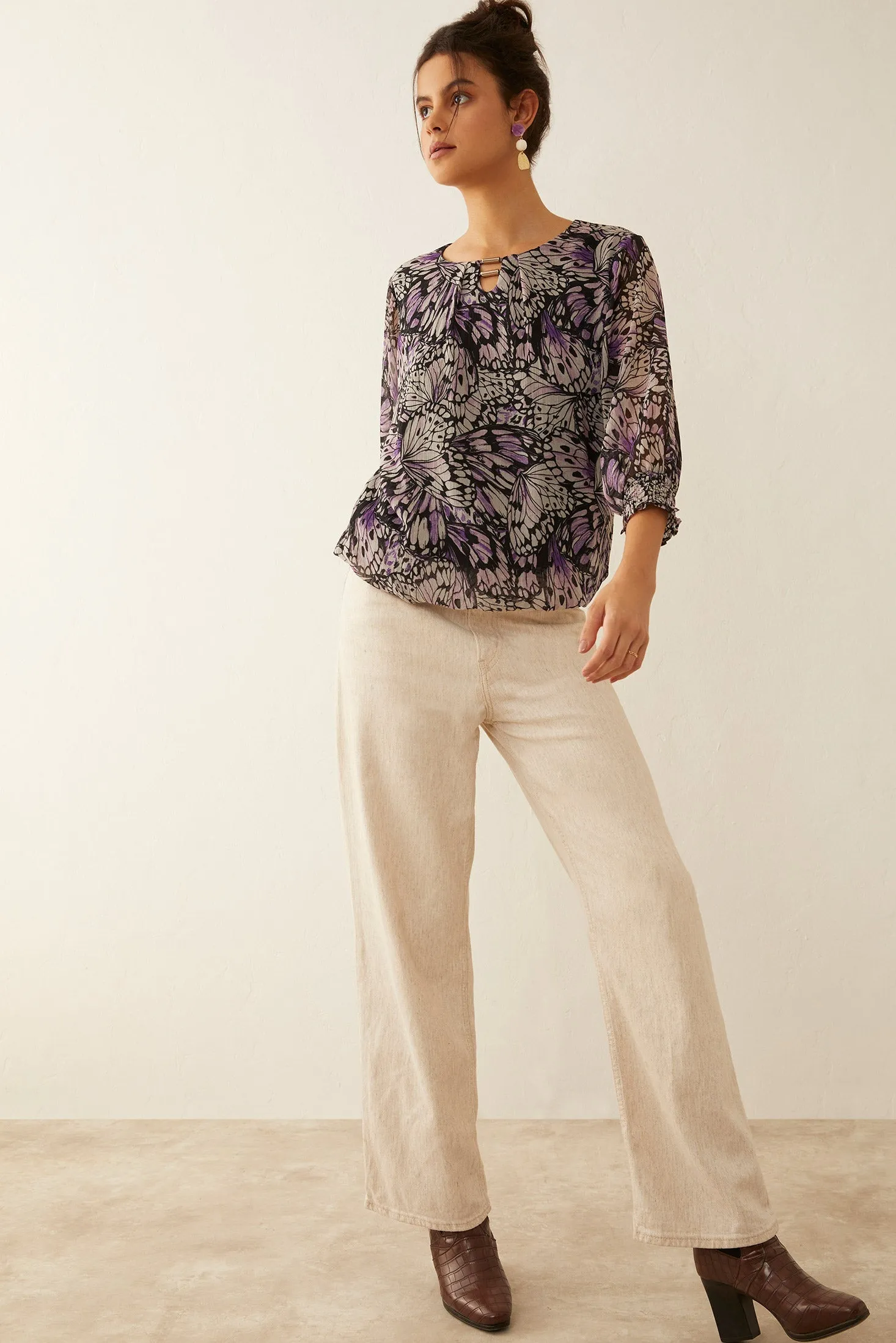 Butterfly Mine Blouse Top sold by Myra Bag product image thumbnail 4