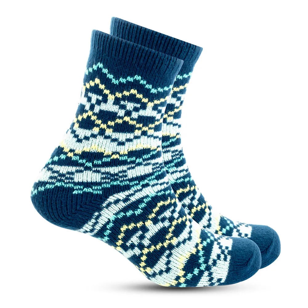 Sokker Blue Patterned Socks sold by Myra Bag product image thumbnail 3