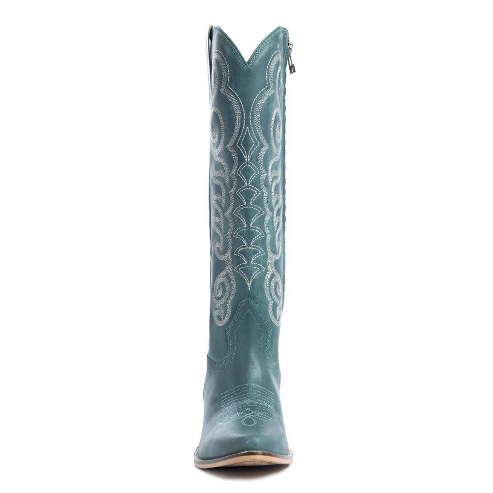 Nalejandra Boots in Deep Turquoise sold by Myra Bag product image thumbnail 4