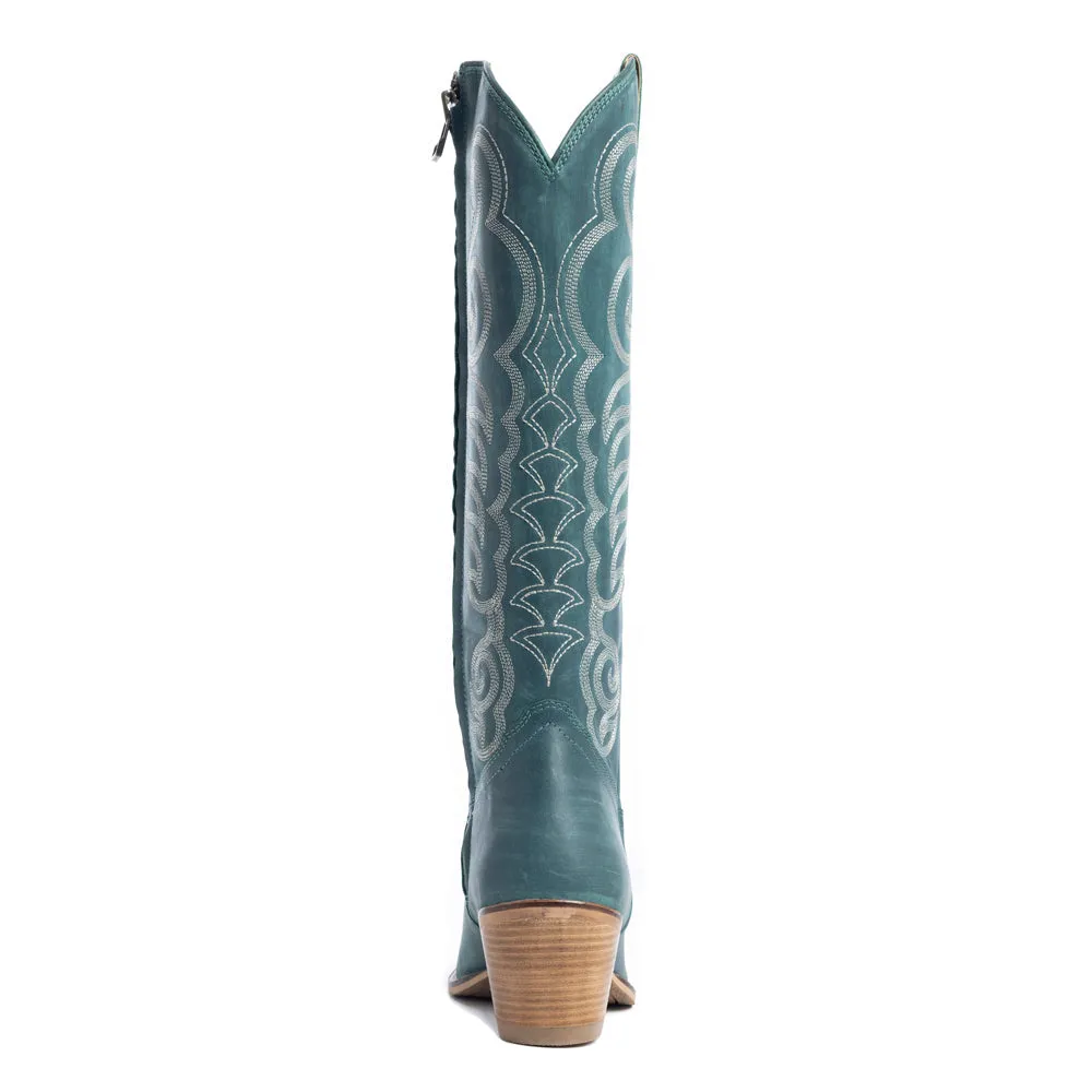 Nalejandra Boots in Deep Turquoise sold by Myra Bag product image thumbnail 5