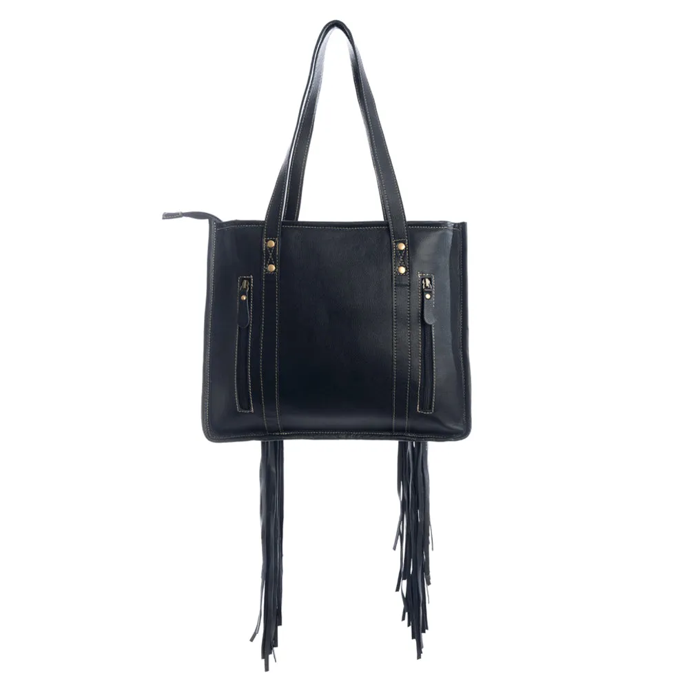 Wagon Trails Concealed-Carry Bag in Coal sold by Myra Bag product image thumbnail 4