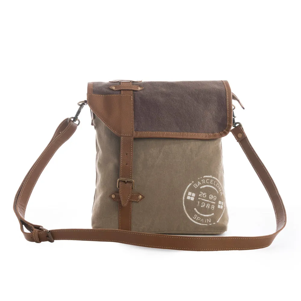 Adventure's First Step Shoulder Bag sold by Myra Bag