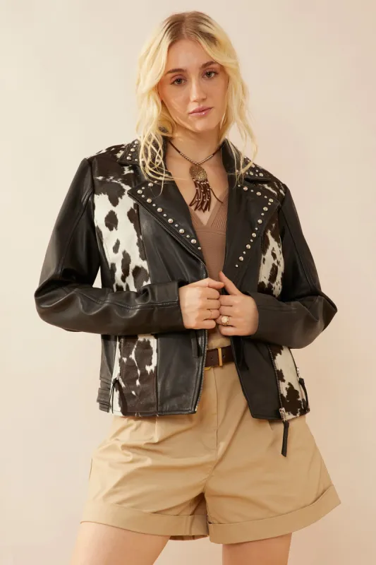 Gretchen Winde Leather Jacket sold by Myra Bag