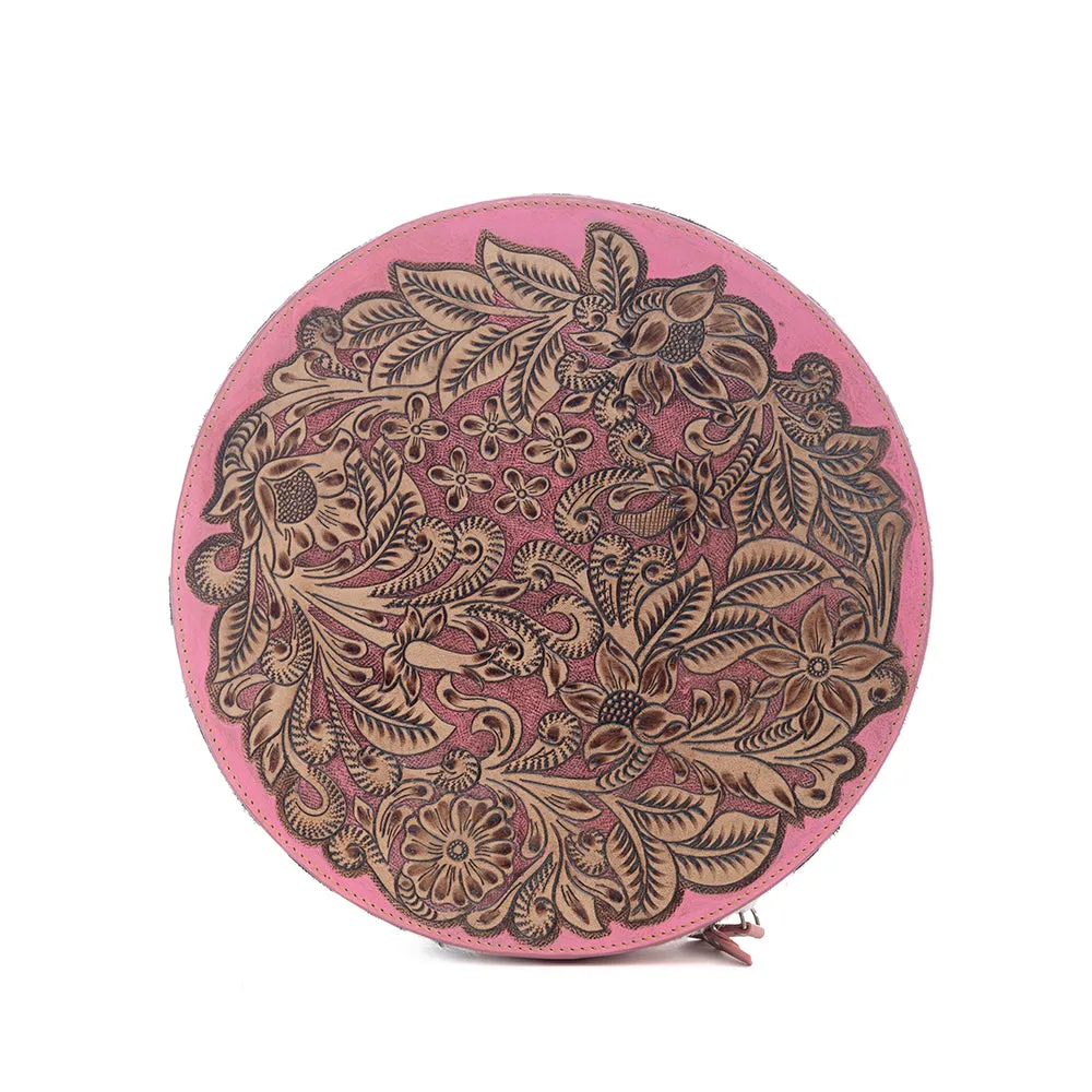 Pony Falls Round Jewelry Box sold by Myra Bag