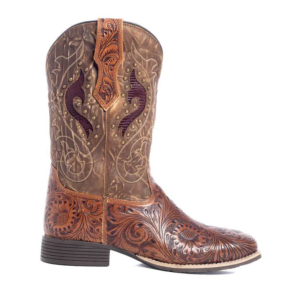 Gianna Hand-tooled Boots sold by Myra Bag