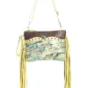 Gold Leather & Hairon Bag sold by Myra Bag