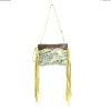 Gold Leather & Hairon Bag sold by Myra Bag