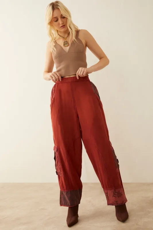 Olivia Daye Patchwork Pants sold by Myra Bag