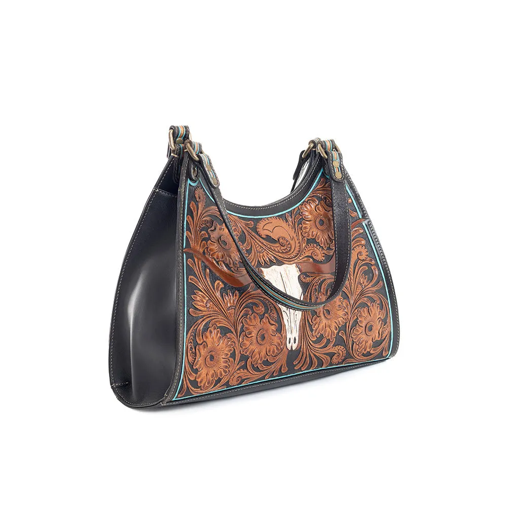Steer Creek Trail Hand-Tooled Bag sold by Myra Bag product image thumbnail 2