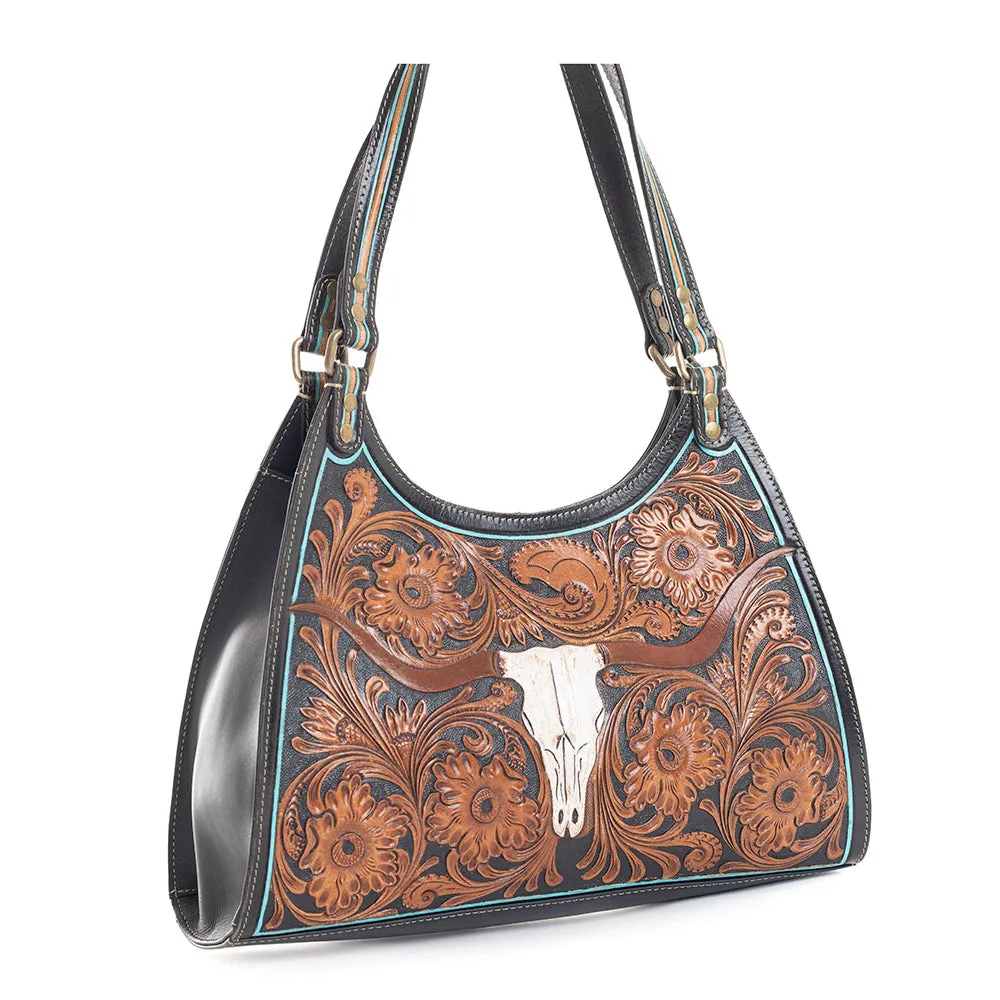 Steer Creek Trail Hand-Tooled Bag sold by Myra Bag product image thumbnail 3