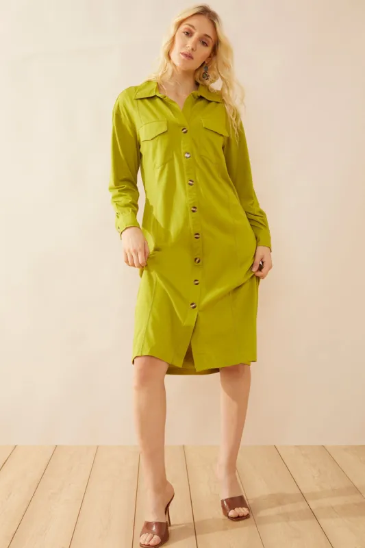 Georgeanna Shirt Dress sold by Myra Bag