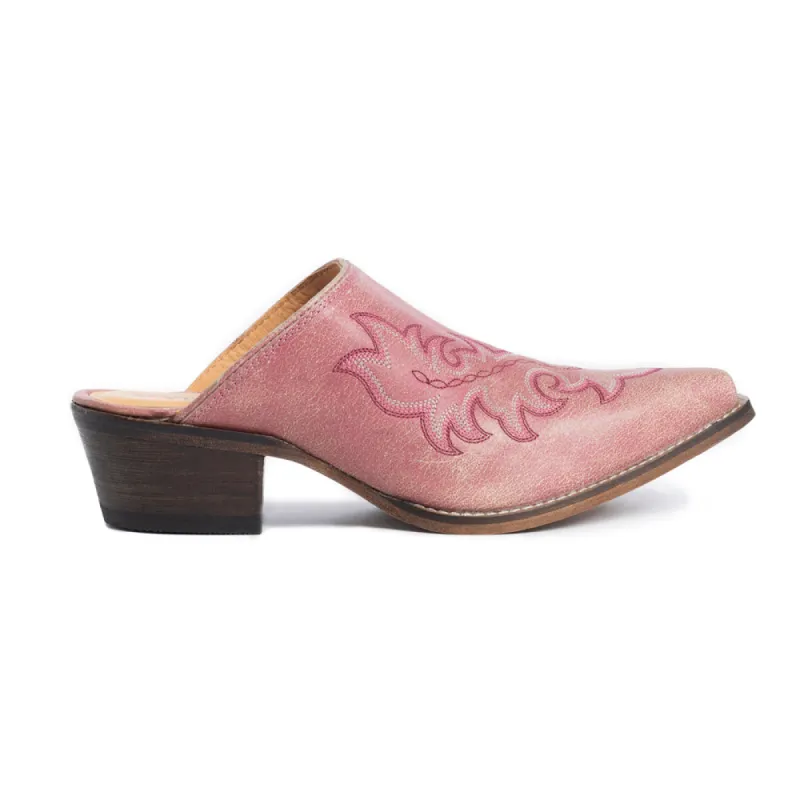 Ximena Ranch  Mules in Pink sold by Myra Bag