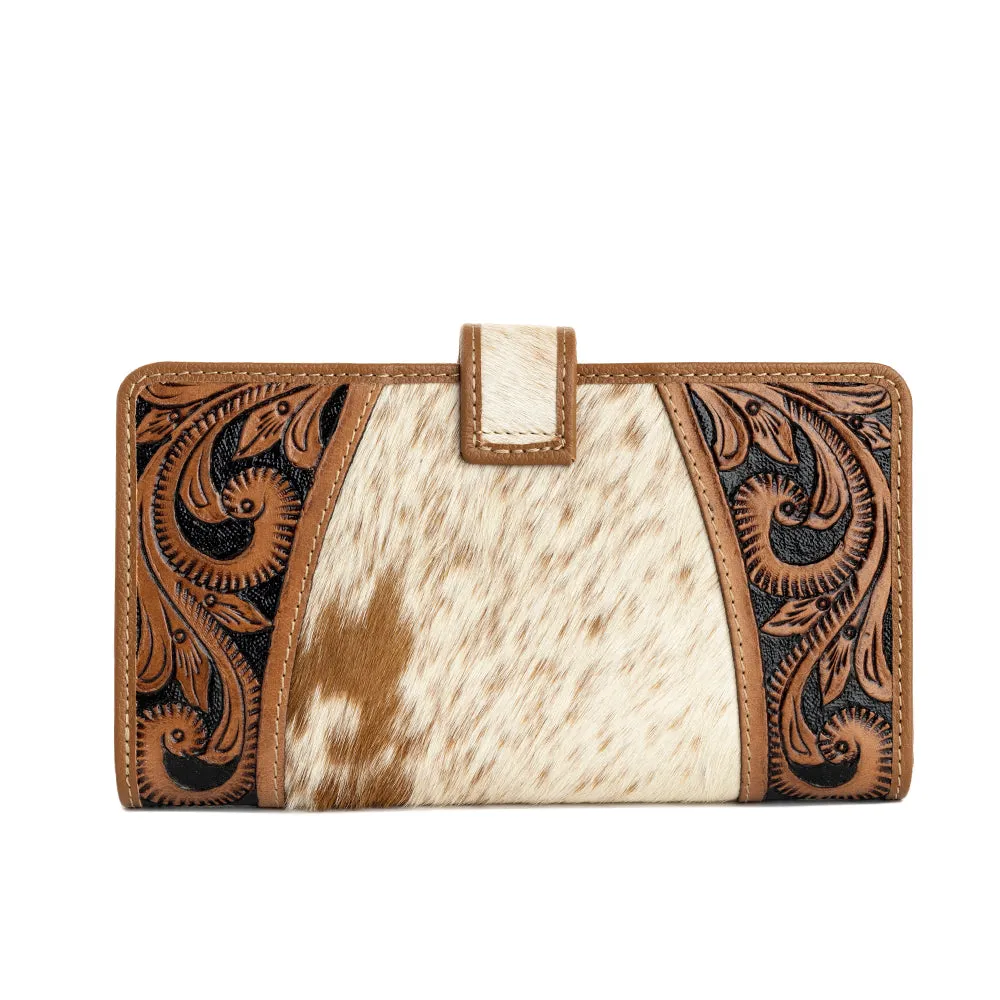 Las Mijitas Wallet in Bourbon Brown sold by Myra Bag product image thumbnail 3