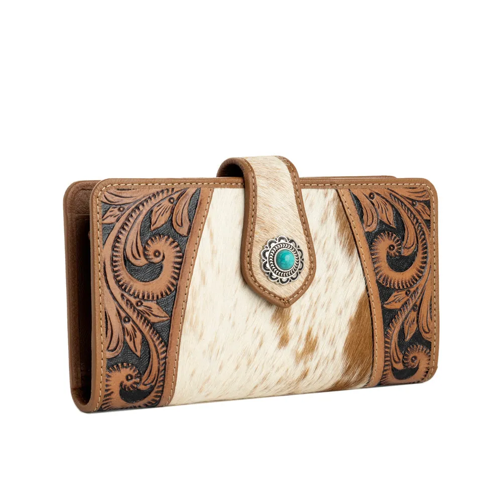 Las Mijitas Wallet in Bourbon Brown sold by Myra Bag product image thumbnail 2