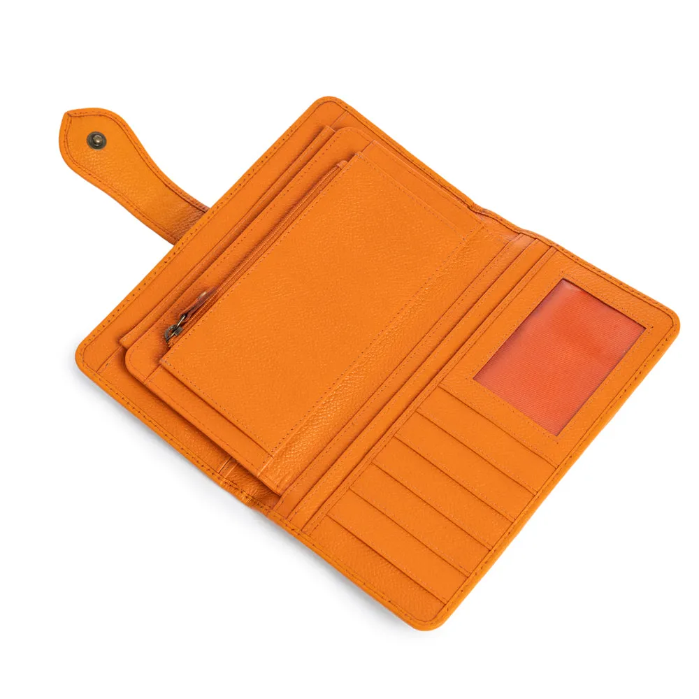 Las Mijitas Wallet in Blaze Orange sold by Myra Bag product image thumbnail 4