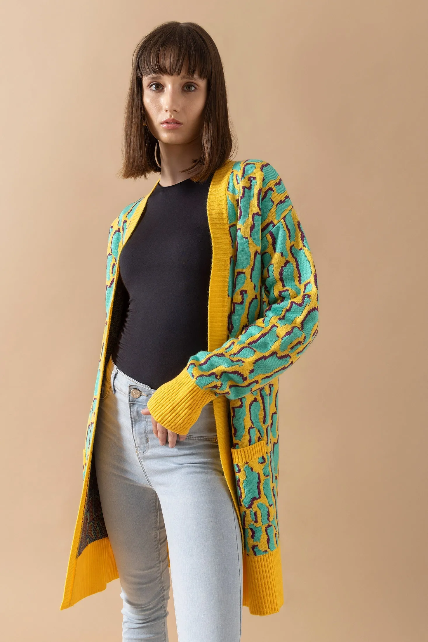 Alexa Tri-Tone Cardigan sold by Myra Bag product image thumbnail 3