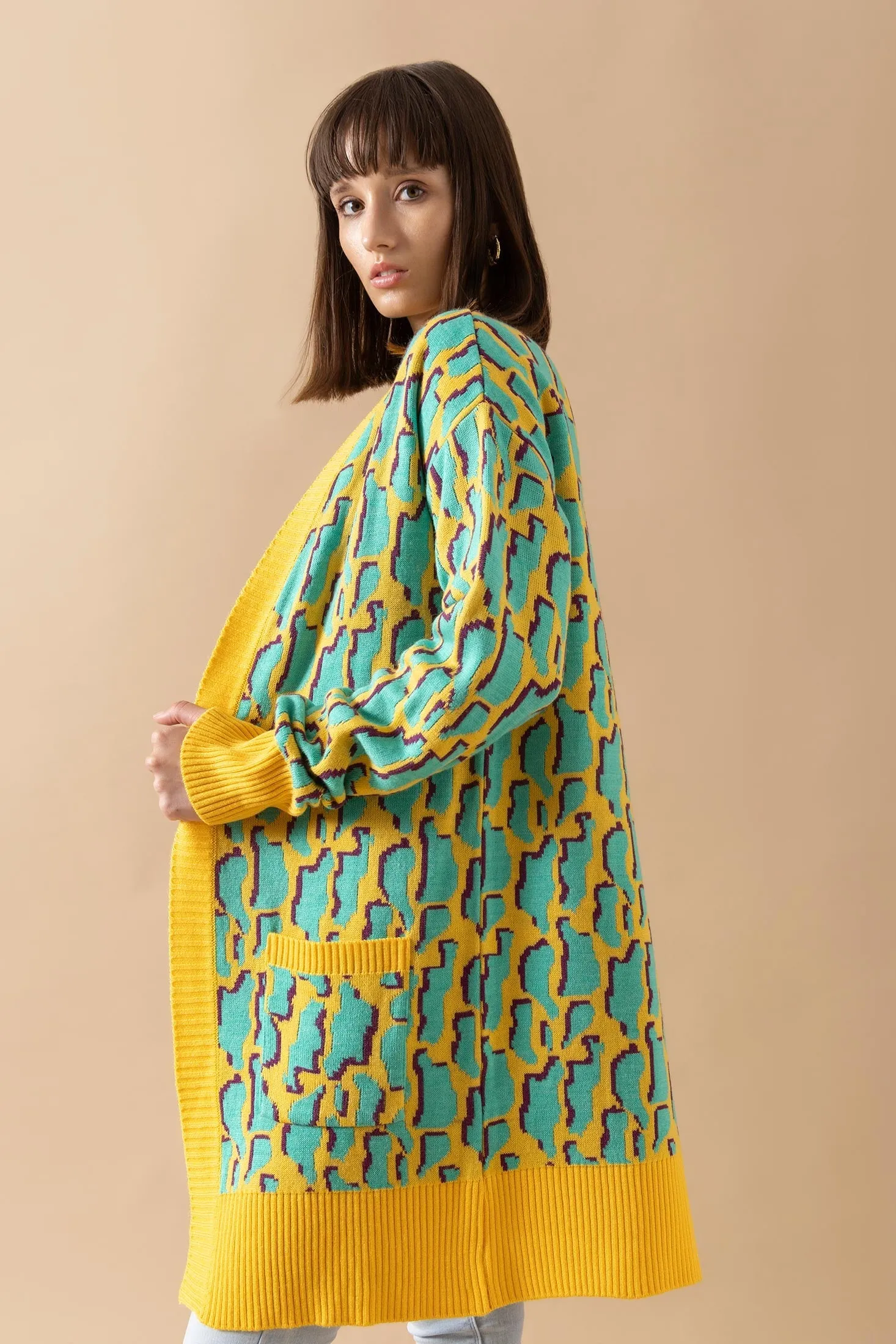 Alexa Tri-Tone Cardigan sold by Myra Bag product image thumbnail 2