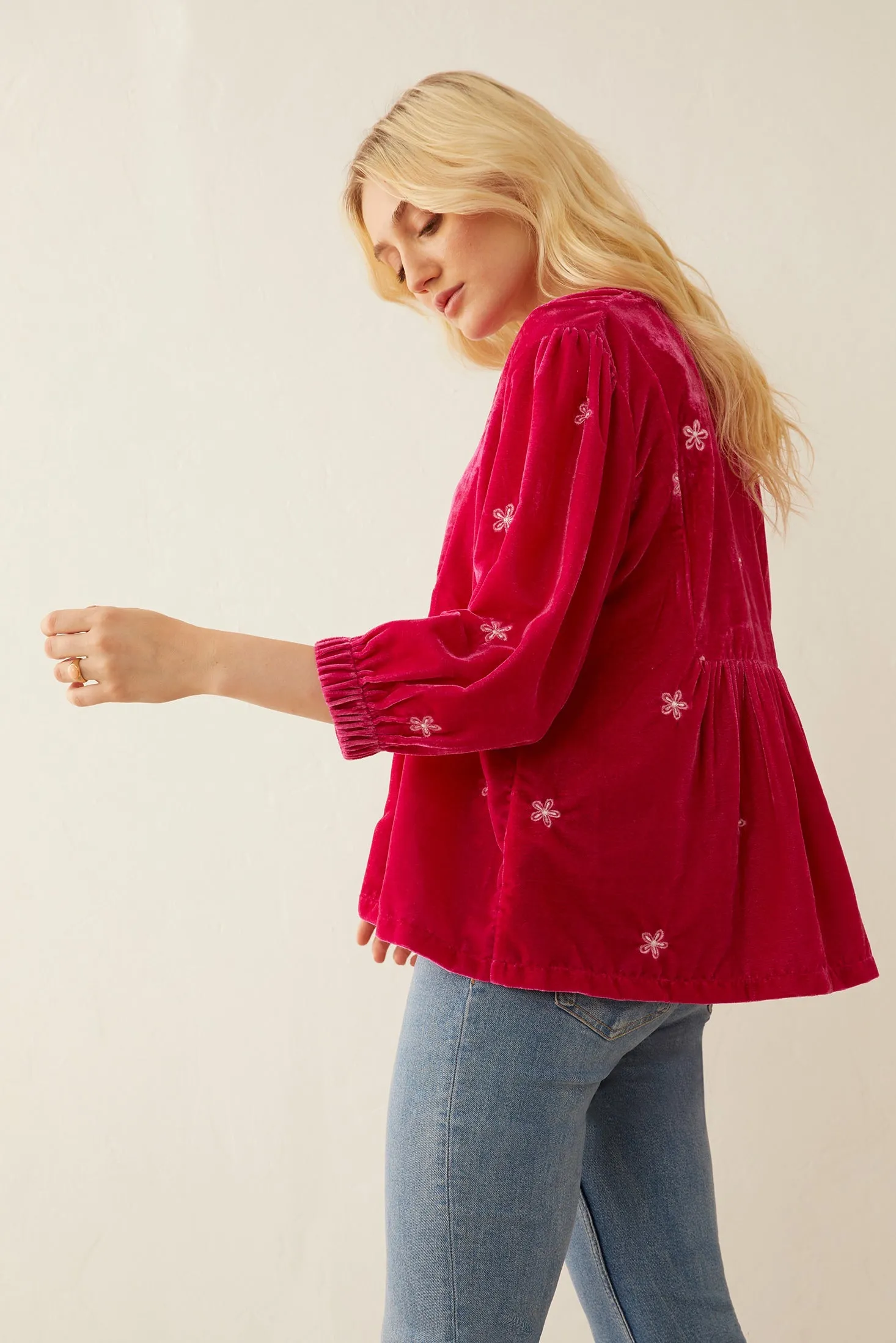 Kristi Nell Peplum Top sold by Myra Bag product image thumbnail 4