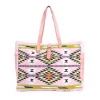 Angel Fire Weekender Bag in Meadow Pink sold by Myra Bag