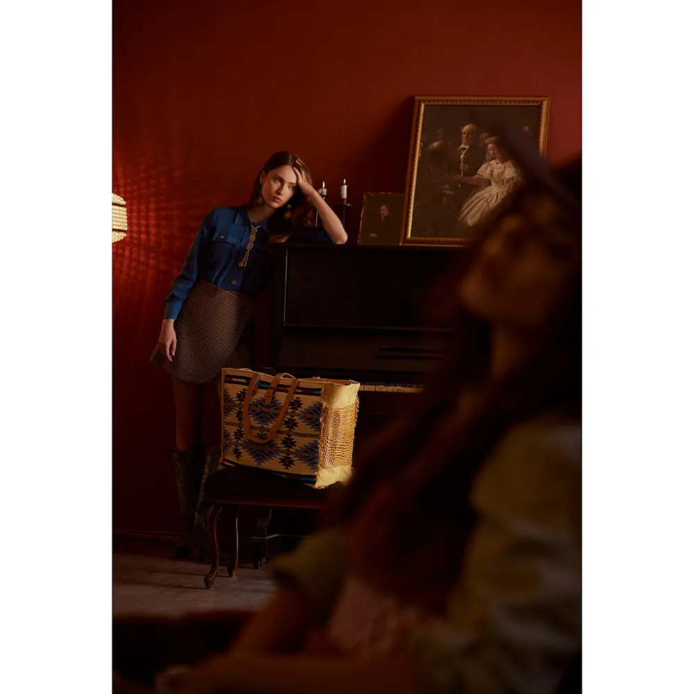 Angel Fire Weekender Bag in Sunrise Yellow sold by Myra Bag product image thumbnail 5