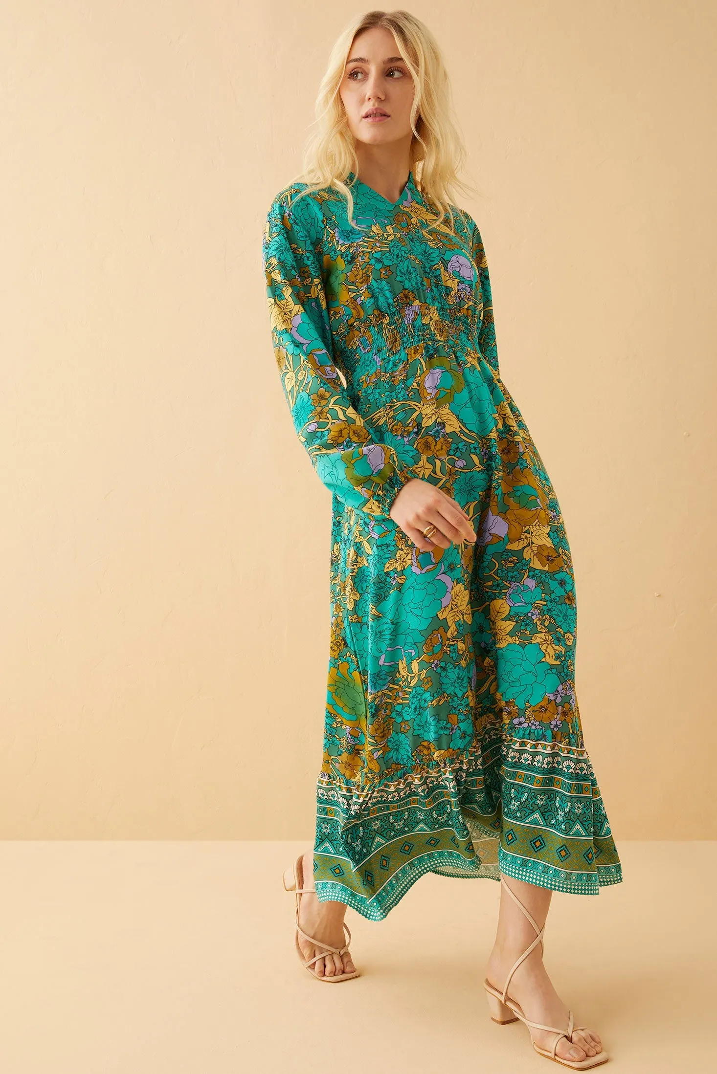 Nia Drop Waist Dress sold by Myra Bag