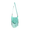 Moonwood Hand-Tooled Bag in Turquoise sold by Myra Bag