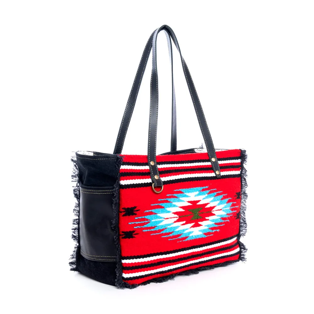 Algodones Small Bag in Red sold by Myra Bag product image thumbnail 2