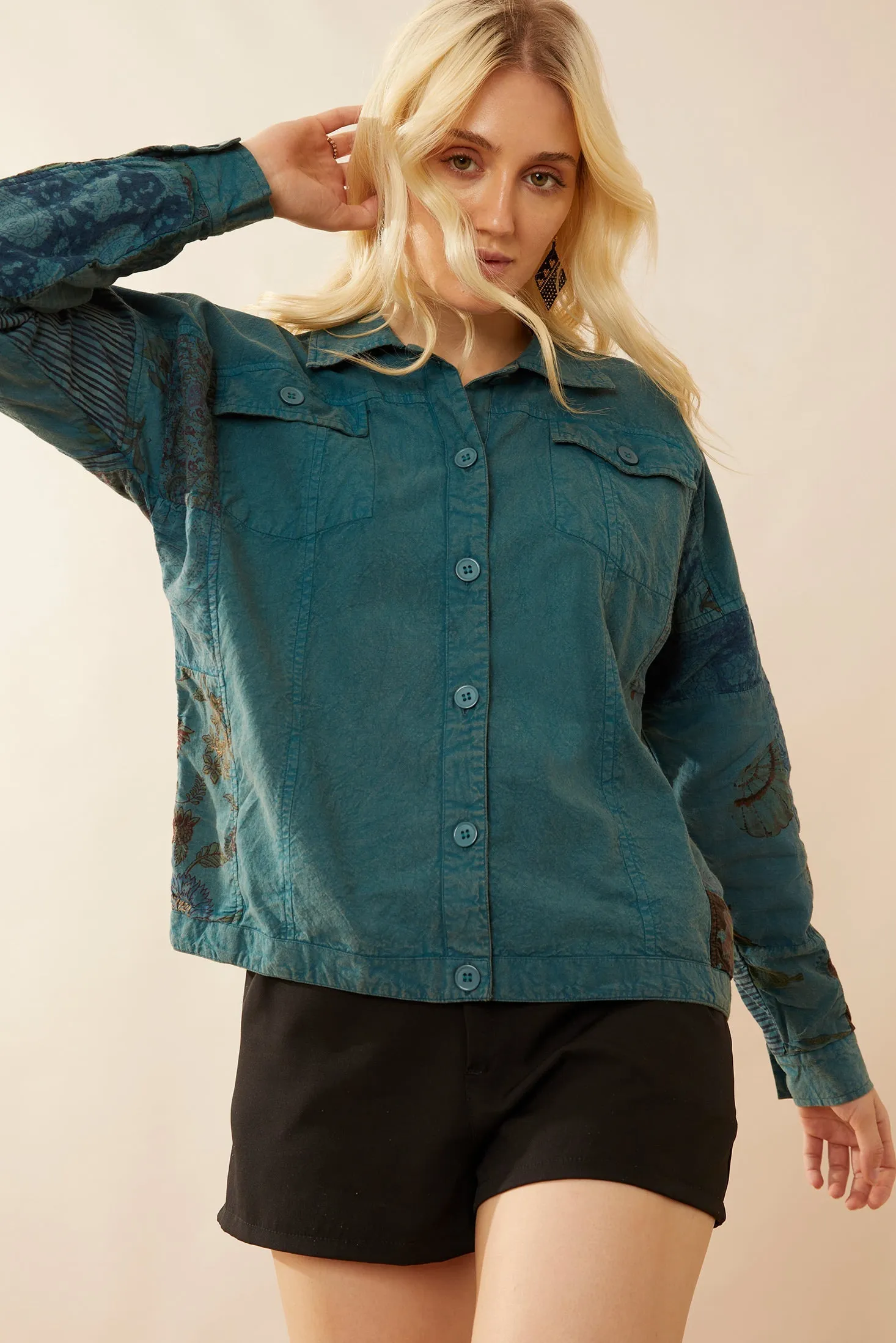 Klinhorne Ridge Patchwork Jacket sold by Myra Bag product image thumbnail 3