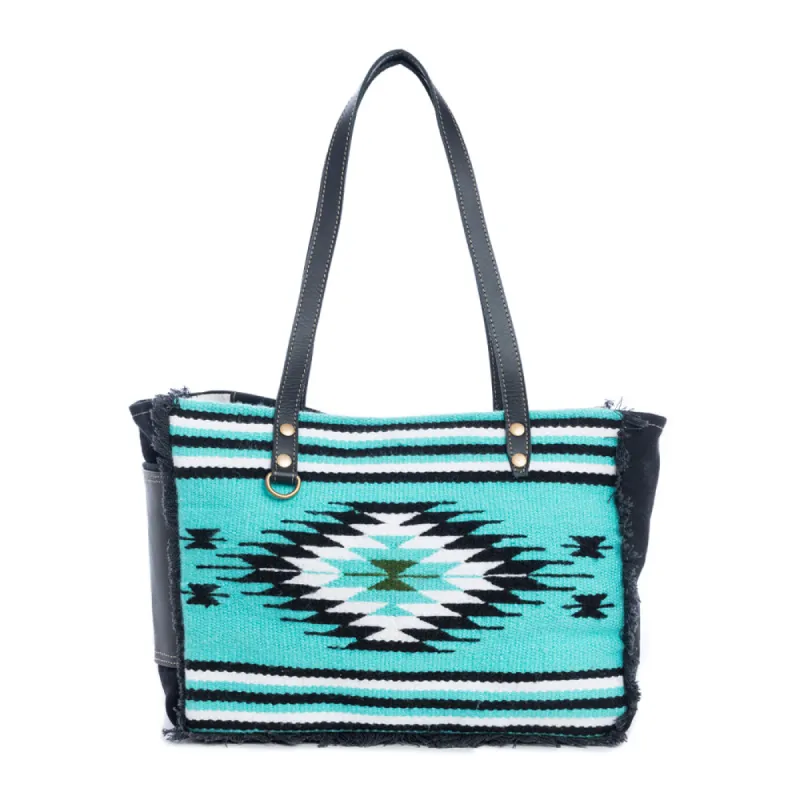 Algodones Small Bag in Turquoise sold by Myra Bag