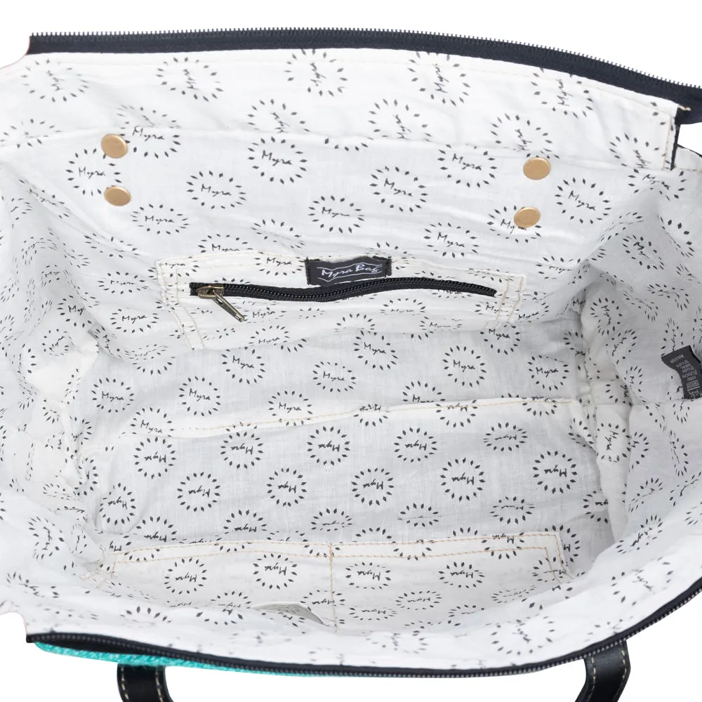 Algodones Small Bag in Turquoise sold by Myra Bag product image thumbnail 4