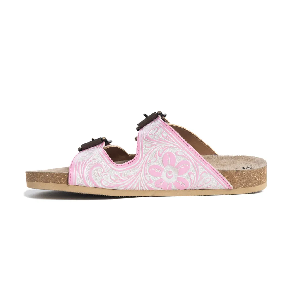 Las Vistas Rosas Hand-tooled Sandals sold by Myra Bag product image thumbnail 3