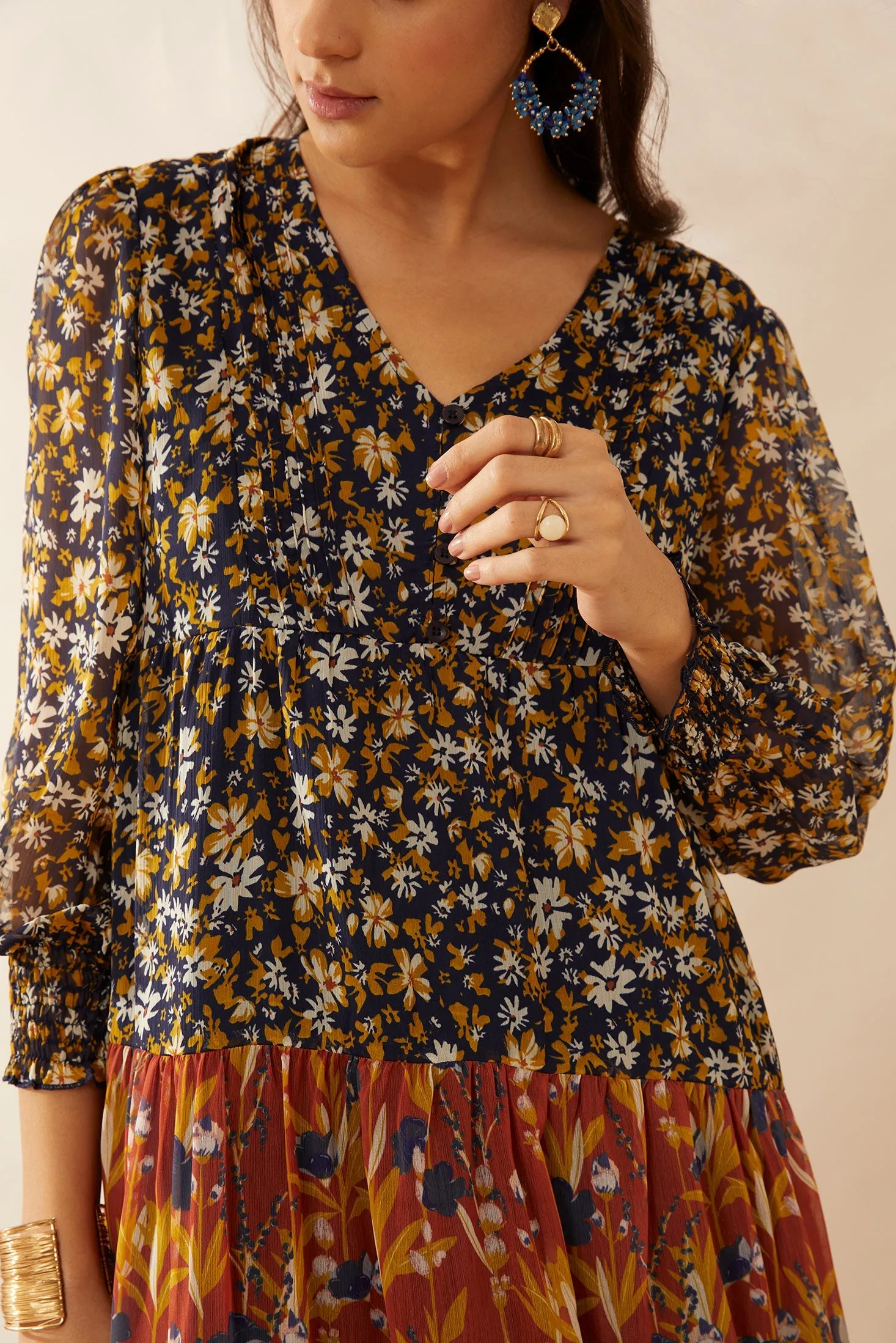 Hannah Lodene Drop Empire Dress sold by Myra Bag product image thumbnail 5