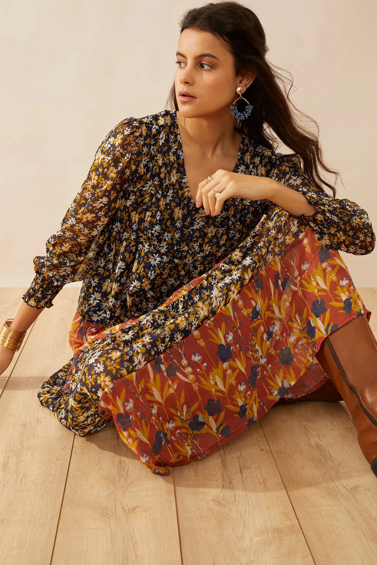 Hannah Lodene Drop Empire Dress sold by Myra Bag product image thumbnail 4