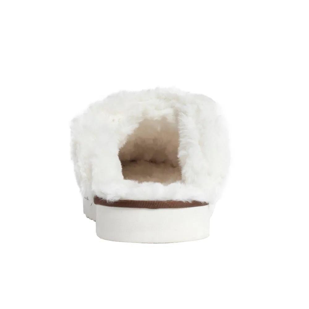Alamosa Hair-on Hide Lined Slippers in Brown & White sold by Myra Bag product image thumbnail 5