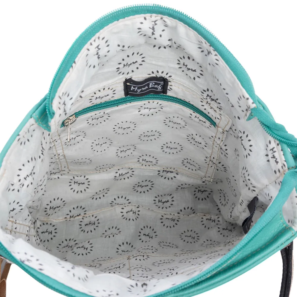 Terra Donna Concealed-Carry Bag in Turquoise sold by Myra Bag product image thumbnail 4