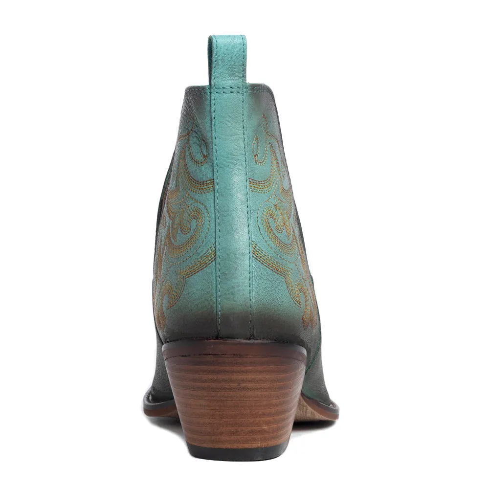 La Ponderosa Booties in Turquoise sold by Myra Bag product image thumbnail 5