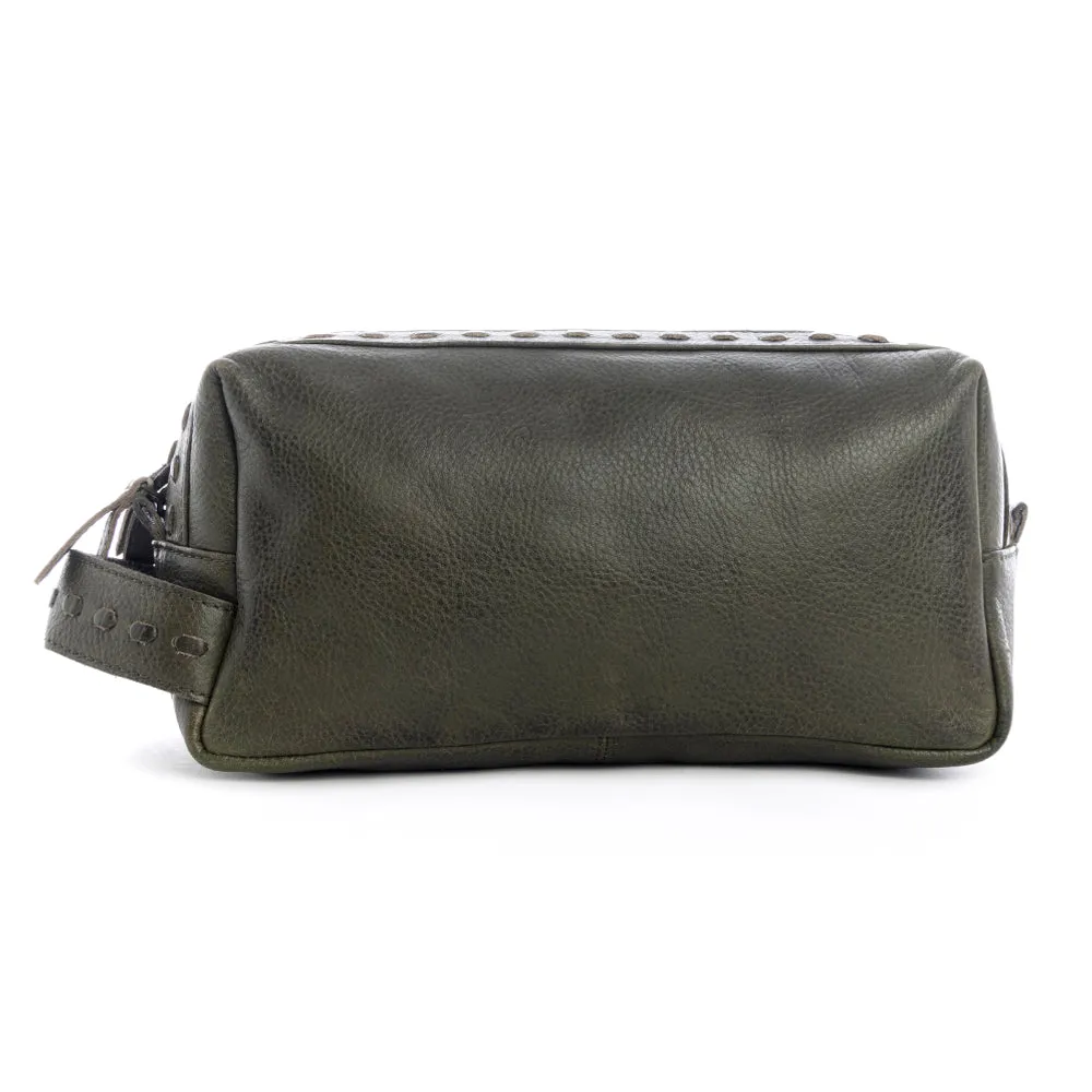 Roff Trail Toiletries Bag in Moss Green sold by Myra Bag product image thumbnail 2